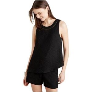 Elevenses black Santa Ana Anthropologie S elevated basics romper
